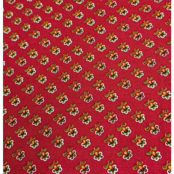 Windham Fabrics Baltimore Album Mary Koval Red Fabric 1/2 yard 44" Cotton Quilt - Picture 8 of 13